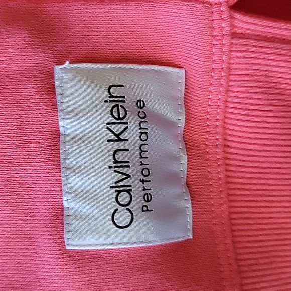 Calvin Klein short sleeved long pink hoodie XL - Picture 4 of 4
